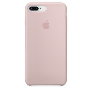 Pink Sand Apple Silicone Case iPhone 8 Plus